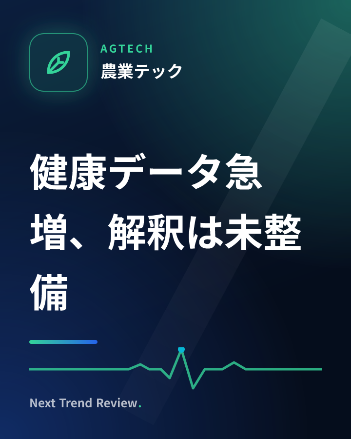 健康データ急増、解釈は未整備